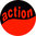 Aktionsetiketten 30er Kreise l-rot "Action"