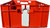 Schlaufenetiketten für Kisten 59 x 273mm rot